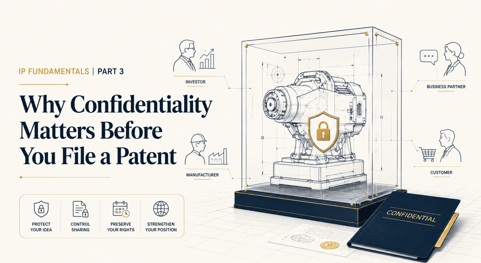 IP Fundamentals | Part 3: Why Confidentiality Matters Before You File a Patent - LexVuIP legal insights